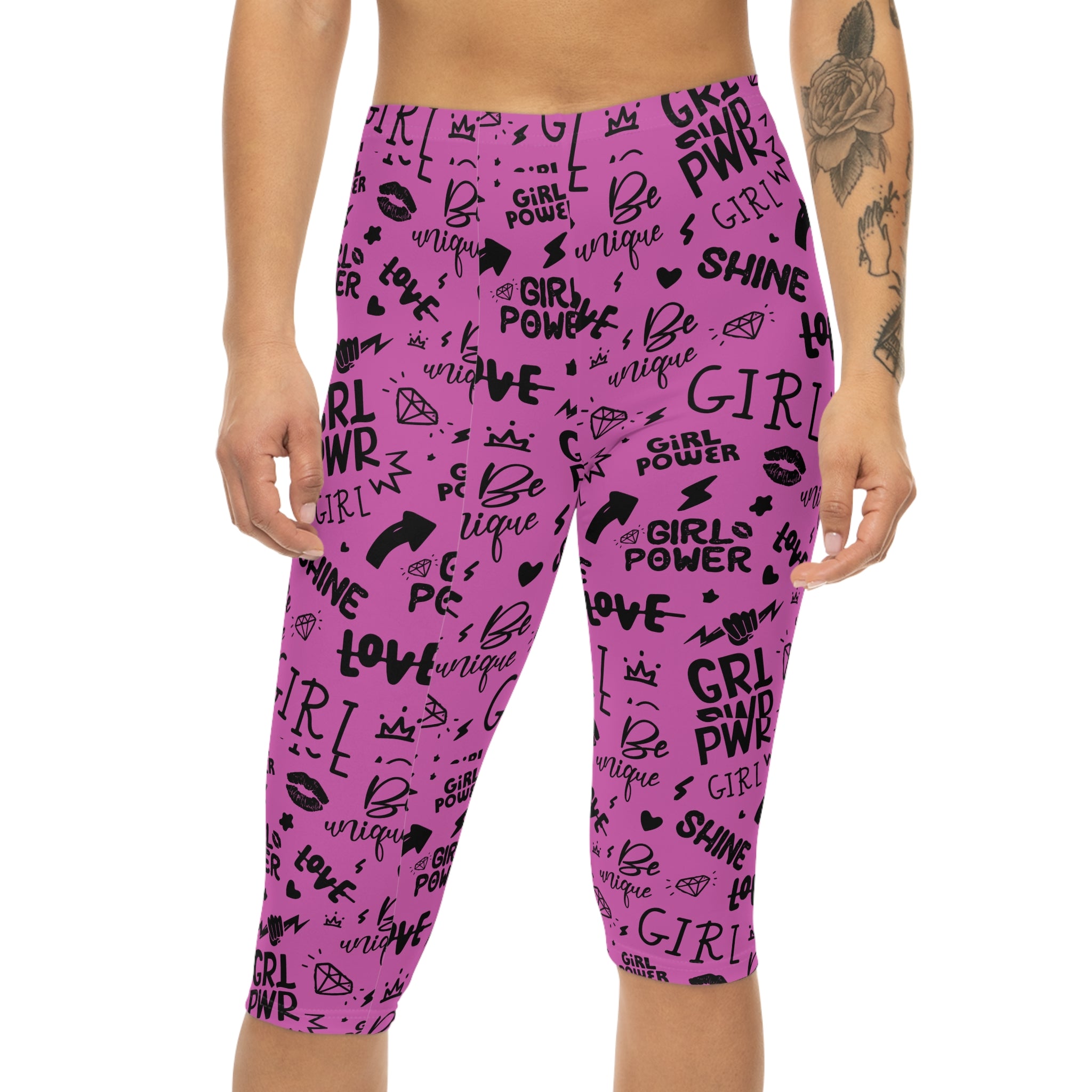 Girl Power Capri Leggings